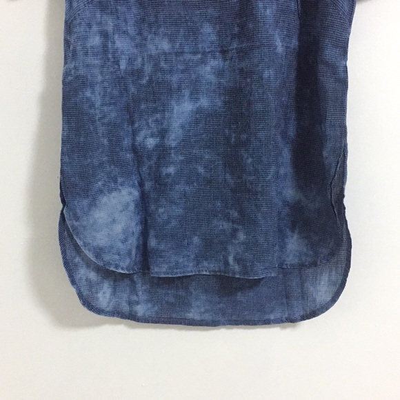 ❌ SOLD ❌ Cloth & Stone Dyed Grid Slit Top - Picture 3 of 7